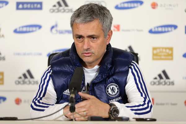 Chelsea manager Jose Mourinho has his team on top of the Premier League. (Ian Walton/Getty Images)